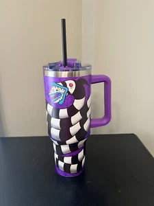 NEW 2024 Spirit Halloween Sandworm Stainless Steel Cup w Straw 40 oz Beetlejuice - Picture 1 of 4