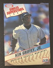 Ken Griffey Jr. 1995 Kraft Singles Superstars #5 - Seattle Mariners 