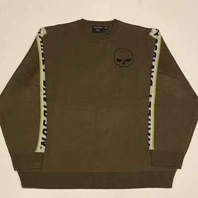HARLEY DAVIDSON WILLIE G SKULL VIPER CREW SWEATER (XXL) - Image 1 of 4