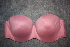 Victorias Secret Body by Victoria Lined Strapless Multi Way Bra 32D Rose Pink - Picture 1 of 3