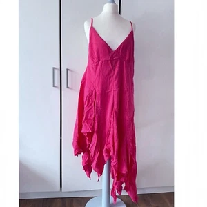 Free People Tumi Tunic Size L Large Pink Sleeveless - Picture 1 of 11