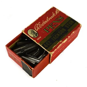 VINTAGE R. ESTERBROOK JACKSON STUB FOUNTAIN PEN NIB 442 GROSS - Picture 1 of 12