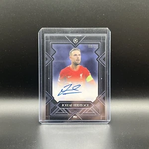 Jordan Henderson 06/25 Auto UCL Deco 2021-22 Liverpool Topps Autograph LFC UEFA - Picture 1 of 2