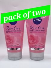 2x NIVEA Micellair Rose Water Face Wash GEL 150 Ml Each