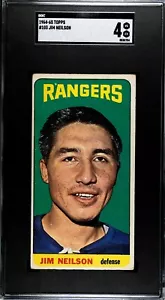 1964-65 Topps Hockey #103 Jim Neilson New York Rangers - precio de venta libre 4 en muy buen estado/ex - Imagen 1 de 2