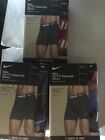 Nike Essential Micro 3-Pack Boxer Brief Dri Fit New Black Red Blue Pattern
