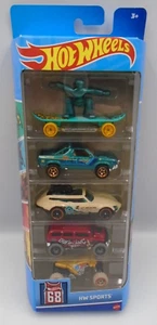 2022 Hot Wheels set/Pack of 5 - HW SPORTS Cars - HFV78 New In Sealed Pack - Picture 1 of 5