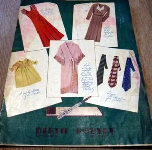 RARE VTG 1930s Berth Robert Clothing CATALOG 1932 - Imagen 1 de 8