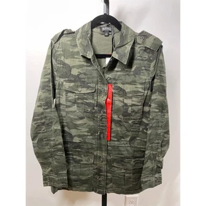 NWT BUFFALO DAVID BITTON Camo Utility Shirt Jacket M Camouflage Cotton Shacket - Picture 1 of 8