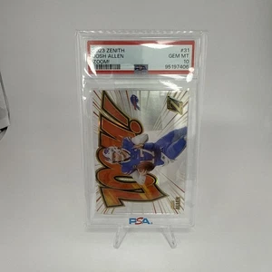 Panini Zenith Josh Allen 2023 PSA 10 zoom - Imagen 1 de 3