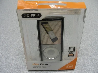 GRIFFIN - Estuche de Cuero Rígido Forma Elan - ¡Para 4ta Generación Nano! (2008) Foto 1 de 4