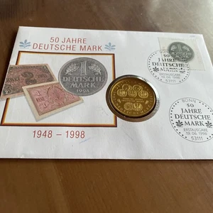 10 DM "50 Jahre Deutsche Mark" 1998 J - 925er Silber - Bild 1 von 5