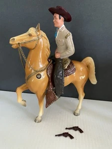 Rare Breyer Western 1950’s Toy Wind Up Musical Horse Lucky The Ranger Read - Picture 1 of 24