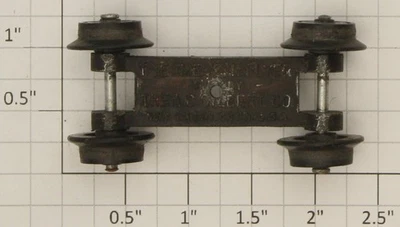 Camión fundido a presión American Flyer PA10012 con placa de identificación, fabricante y ubicación Foto 1 de 2