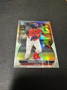 Bowman Marcelo Mayer 2023 cromo refractor lunar Medias Rojas - Imagen 1 de 3