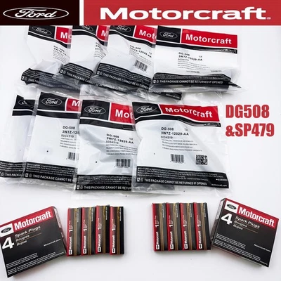 8Set OEM Motorcraft Ignition Coil DG508 &Spark Plug SP479 For Ford F150 4.6 5.4L - Image 1 of 4