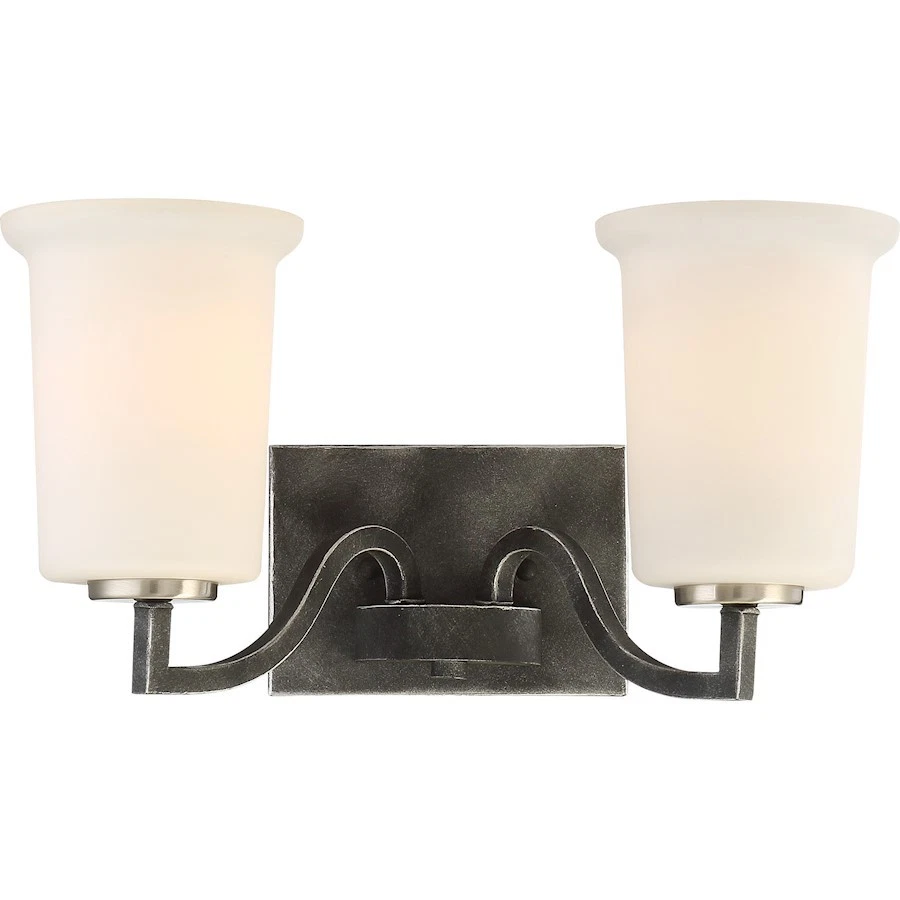 Nuvo Lighting Chester 2 Light Vanity in Iron Black - 60-6372 - Image 1 of 1