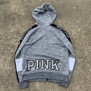 victorias secret pink bling sequence hoodie Size small - Picture 1 of 7