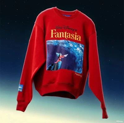 Disney Fantasia Pleasing L’Apprenti Sorcier Cuello Redondo Adulto Talla M Nuevo con Etiquetas Foto 1 de 4