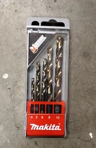 Makita 5 Piece Assorted M-Force Metric HSS Drill Bits Set - D-30508 - Picture 1 of 2