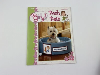 Leisure Arts So Girly Posh Pets Cross Stitch Pattern  - Image 1 of 2