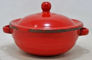 Vintage Fer Émail Peint Chapati Pain Boîte Original Ancien Main Crafted - Picture 1 of 9