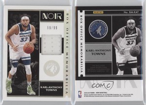 2019-20 Panini Noir Box Office Memorabilia /99 Karl-Anthony Towns #BM-KAT