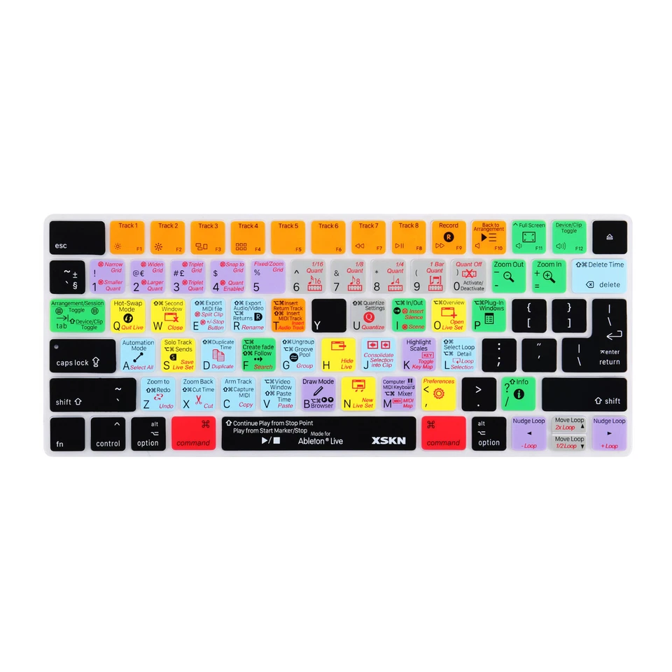 XSKN Ableton Live Shortcuts Keyboard Cover for Apple Magic Keyboard A1644 US/EU - Image 1 of 4