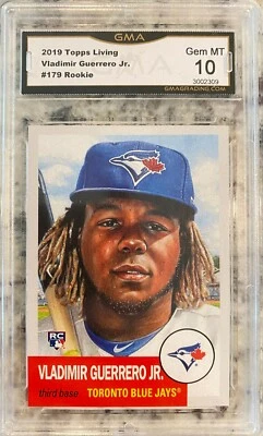 2019 Topps Living Set Vladimir Guerrero Jr #179 SP RC Rookie Grade 10 GEM MINT!! - Image 1 of 2