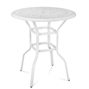 Patio Bar Table Outdoor Bar Height Table Bistro Table Cast Aluminum Pub Table - Picture 1 of 56
