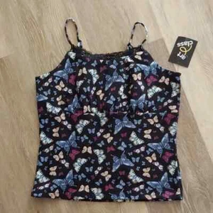 NWT Art Class Girls Butterfly Tank Top Blue Size L (10/12) - Picture 1 of 7