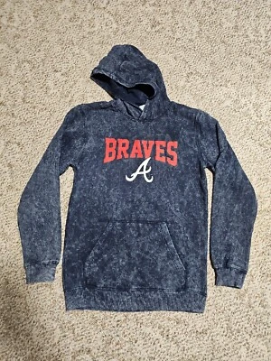 MLB Braves Official Genuine Merchandise Hoodie Youth XL Baseball Pullover  - Image 1 of 3