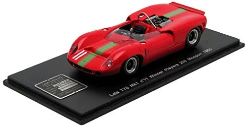 Lola T70 Mk1 #11 Winner Players 200 Mosport 1965 1:43 Model SPARK MODEL - Immagine 1 di 1