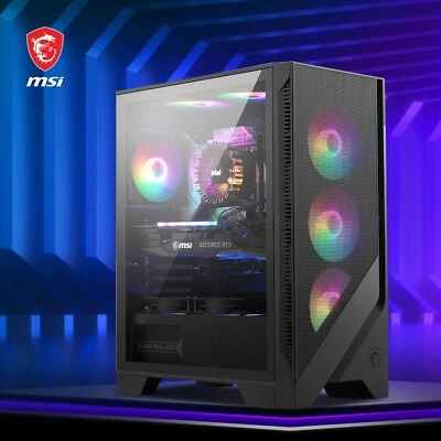 MSi MAG RGB Gaming PC Intel i5 32GB RAM 1TB NVMe RTX4060 NEW - Image 1 of 4