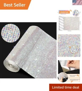 Bling Rhinestone Sheet - 60750 Self-Adhesive Crystals for Craft Decoration - Picture 1 of 8