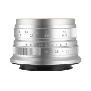 7Artisans APSC manual focus 25mm F1.8 XF lens for Fuji X mount camera =Silver= - Picture 1 of 5