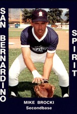 1988 San Bernardino Spirit Cal League Cards #40 Mike Brocki