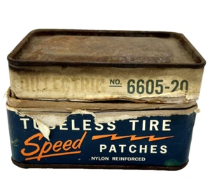 Vintage 1950s Dillectric 6626-25 Tubeless Tire Patches in Original Box AS IS - Bild 1 von 11