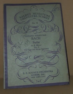 Johann Sebastian Bach Suite in B Minor No.2 - Picture 1 of 1