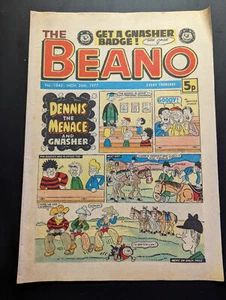 Beano Comic No 1845 November 26th 1977, Dennis the Menace, FREE UK POSTAGE - Foto 1 di 5