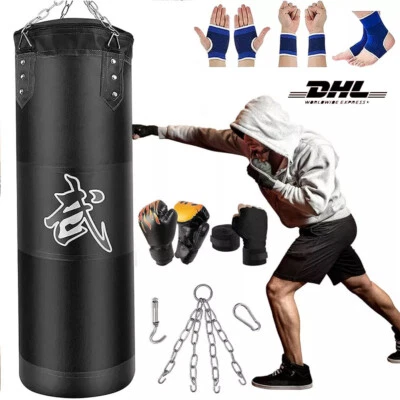 MARKENLOS Schwerer Boxsack für Erwachsene Jugendliche Kinder mit Indoor/Garten Boxsack DE