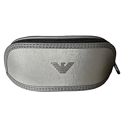 EMPORIO ARMANI Gris Gafas Gafas Gafas Estuche Bolsa con Cremallera Foto 1 de 4