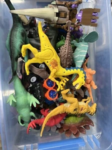 Miscellaneous Vintage Toy Lot Jurassic Park Dinosaurs Disney Care Bears - Picture 1 of 13