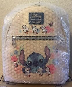 🌸BRAND NEW Loungefly Disney Stitch w/ Ducklings Mini Backpack LILO & STITCH🌸