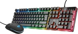 Set Combo Trust Gxt 838 Azor Tastatur + Maus Ab Gaming LED RGB Für Computer PC - Bild 1 von 7