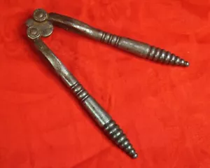 Antico SCHIACCIANOCI in Ferro Nutcracker Casse-noisette Nussknacker fine 1800 - Foto 1 di 7