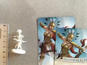 PENTHESILEE MINIATURE+CARTE EN FRANCAIS/ CYCLADES LEGENDARY EDITION M870 - Imagen 1 de 1