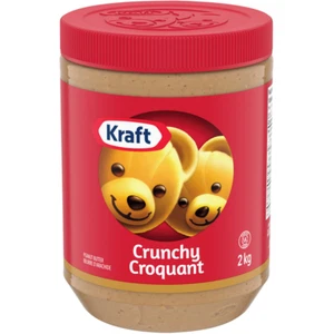 Burro di Arachidi Kraft Croccante Barattolo da 2 kg (4,4 libbre) importato dal Canada - Foto 1 di 4
