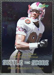 1999 Score Settle the Score #20 Jerry RICE/Randy MOSS Insert Card - Bild 1 von 2