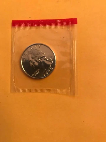 1998 P+D WASHINGTON QUARTER UNCIRCULATED STILL IN MINT CELLO L@@K Cover